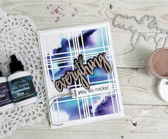 Part A-Glitz Art Craft Co.,LTD Dies Layered Plaid Cover Die A
