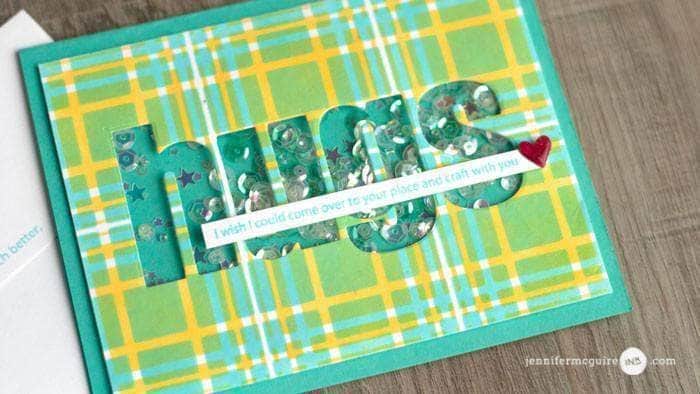 Part A-Glitz Art Craft Co.,LTD Dies Layered Plaid Cover Die B