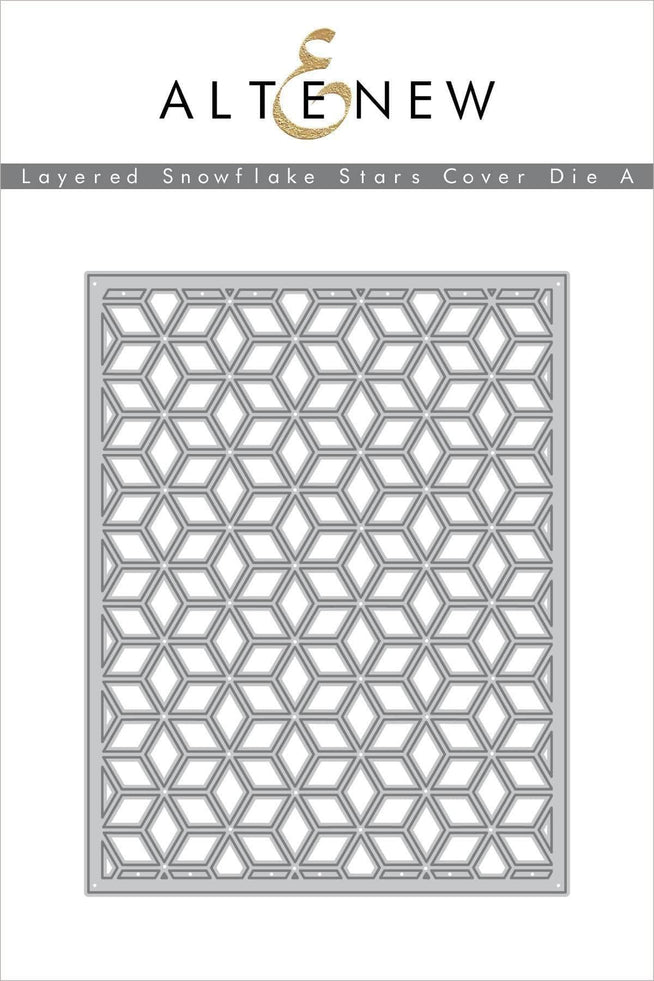 Part A-Glitz Art Craft Co.,LTD Dies Layered Snowflake Stars Cover Die A
