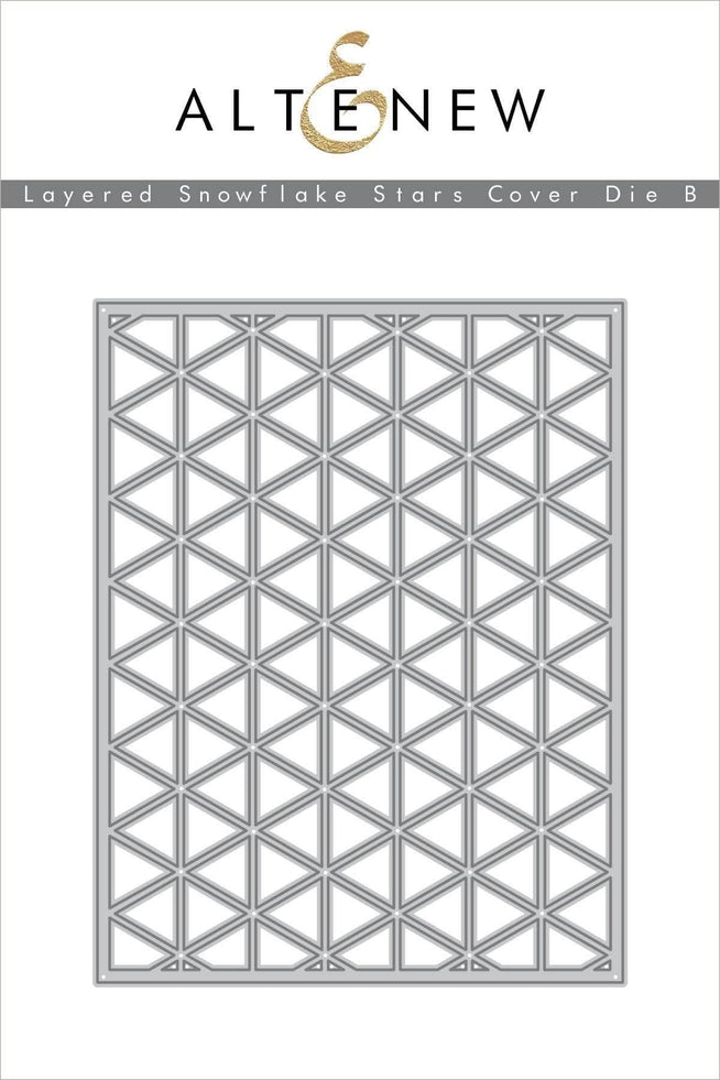 Part A-Glitz Art Craft Co.,LTD Dies Layered Snowflake Stars Cover Die B