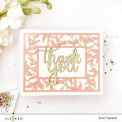 Part A-Glitz Art Craft Co.,LTD Dies Leaf Frame Cover Die