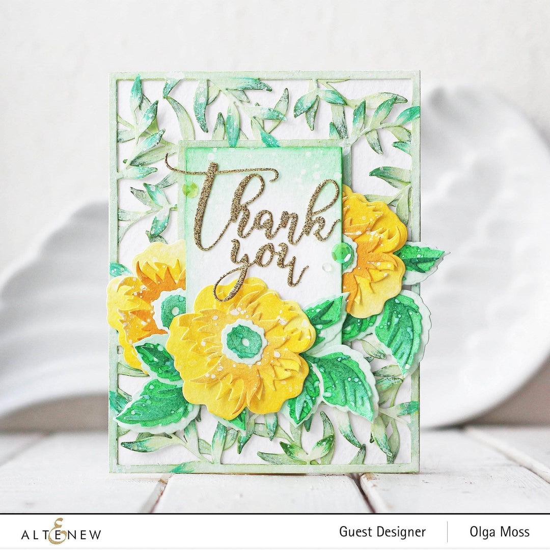 Part A-Glitz Art Craft Co.,LTD Dies Leaf Frame Cover Die