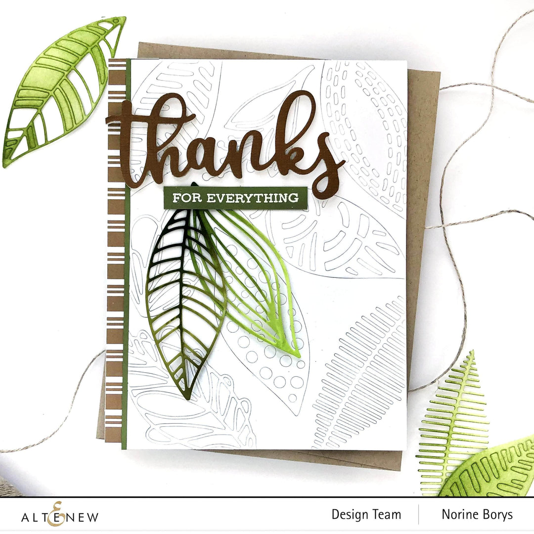 Part A-Glitz Art Craft Co.,LTD Dies Leaf Mix Die Set