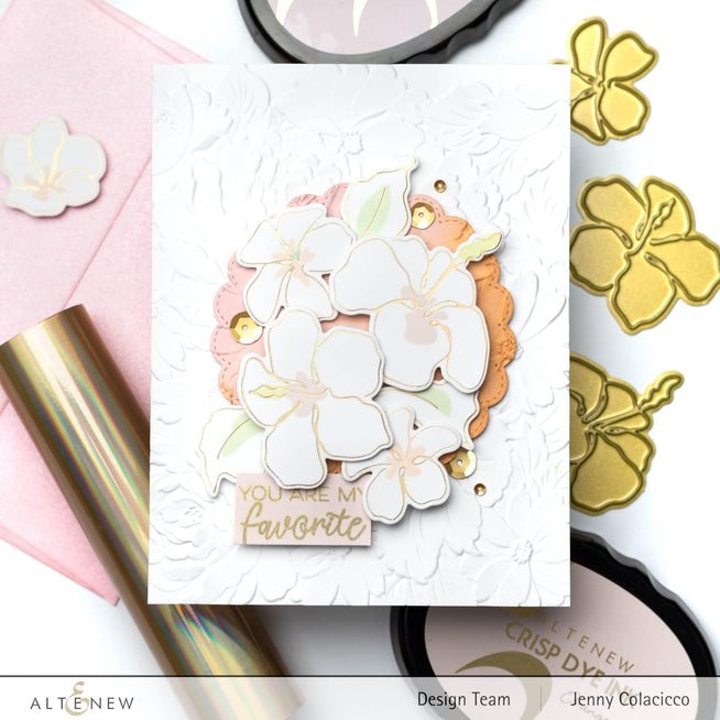 Part A-Glitz Art Craft Co.,LTD Dies Linear Life: Tropical Garden Die Set