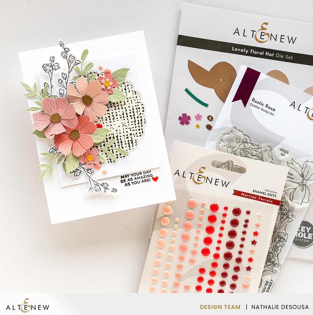 Lovely Floral Hat Die Set