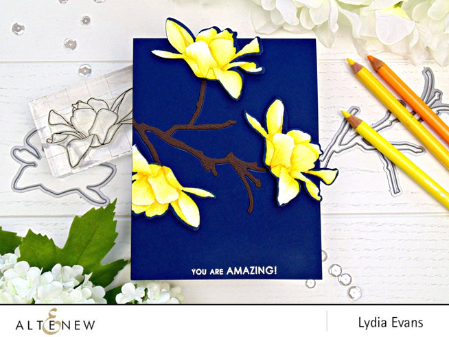Part A-Glitz Art Craft Co.,LTD Dies Magnolias For Her Die Set