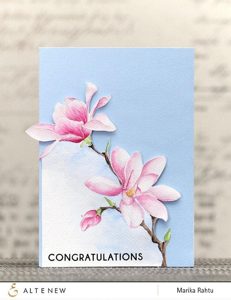 Part A-Glitz Art Craft Co.,LTD Dies Magnolias For Her Die Set