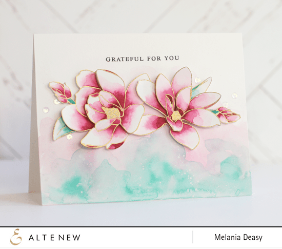 Part A-Glitz Art Craft Co.,LTD Dies Magnolias For Her Die Set