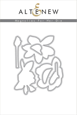 Part A-Glitz Art Craft Co.,LTD Dies Magnolias For Her Die Set