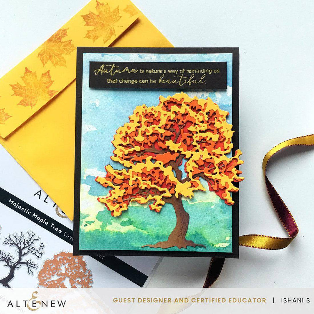 Majestic Maple Tree Layering Die Set