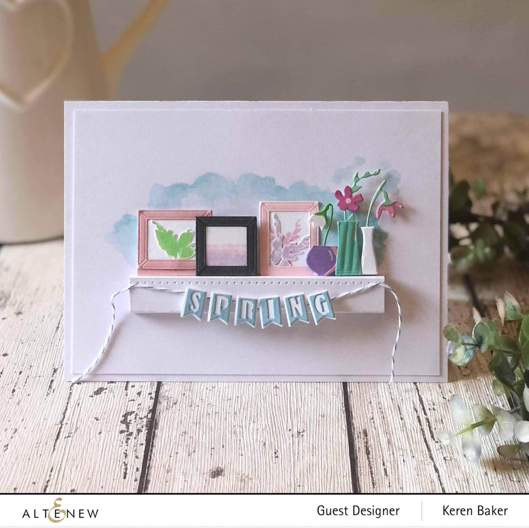 Part A-Glitz Art Craft Co.,LTD Dies Mantel Decor - Spring Die Set