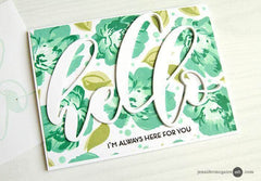 Part A-Glitz Art Craft Co.,LTD Dies Mega Hello Die