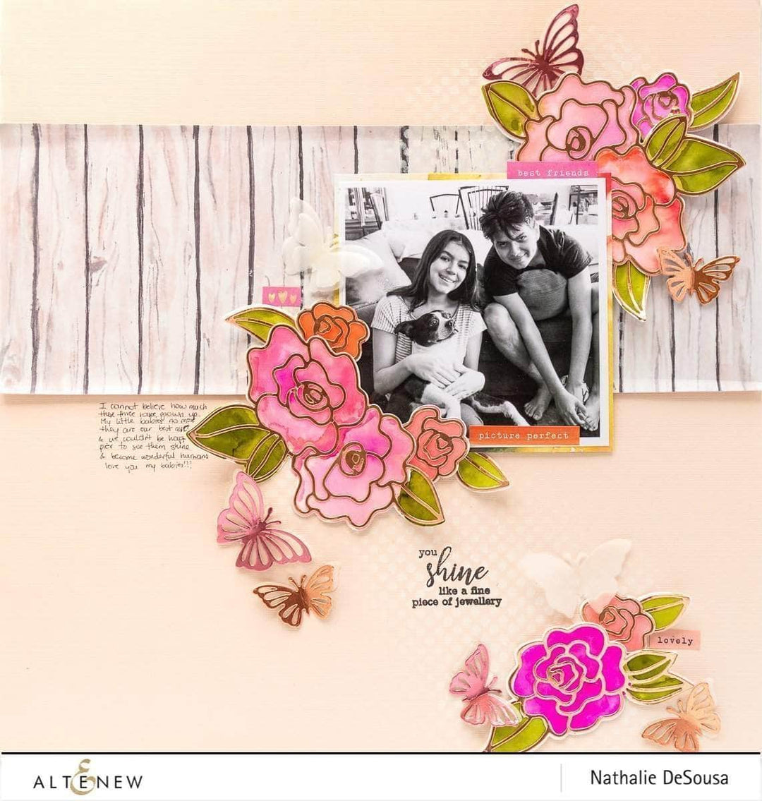 Part A-Glitz Art Craft Co.,LTD Dies Mix & Match Mariposa Die Set