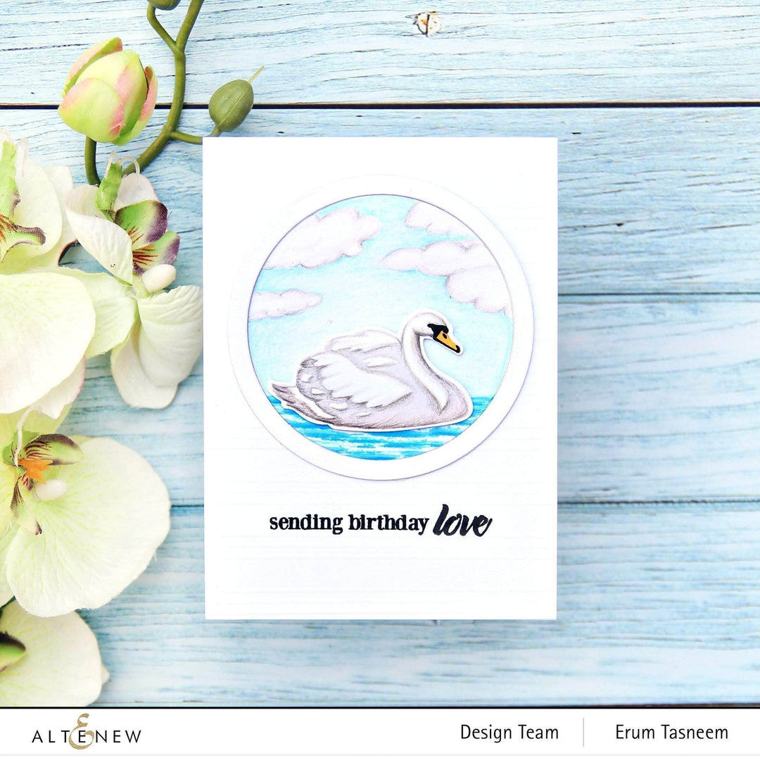 Part A-Glitz Art Craft Co.,LTD Dies Modern Swans Die Set