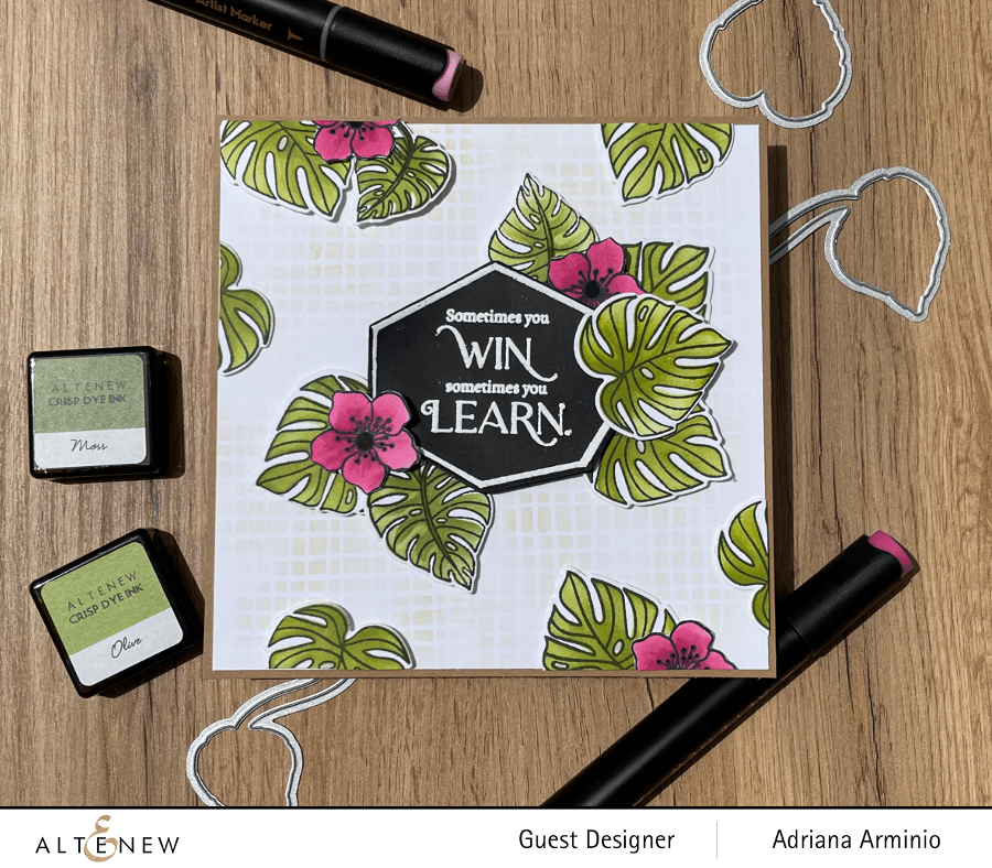 Part A-Glitz Art Craft Co.,LTD Dies Monsteras and Quotes Die Set