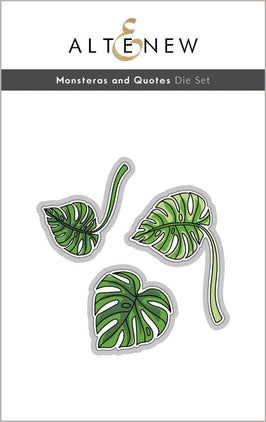 Part A-Glitz Art Craft Co.,LTD Dies Monsteras and Quotes Die Set