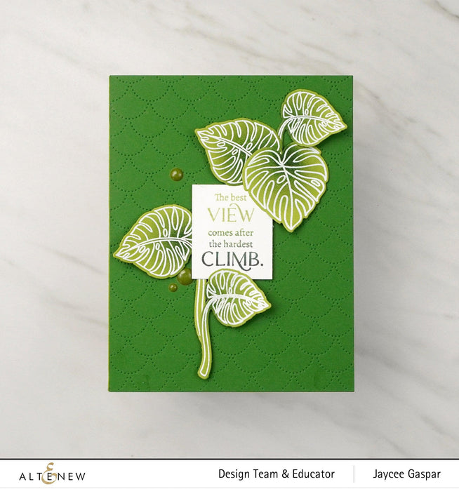 Part A-Glitz Art Craft Co.,LTD Dies Monsteras and Quotes Die Set