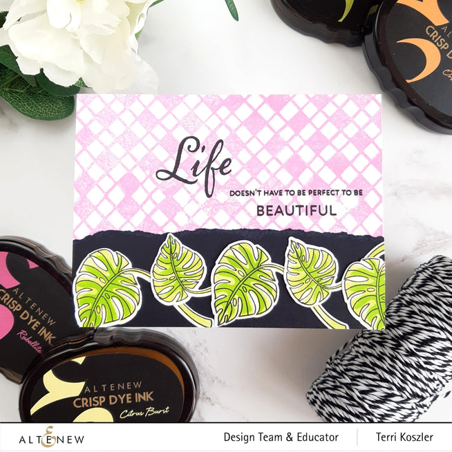 Part A-Glitz Art Craft Co.,LTD Dies Monsteras and Quotes Die Set