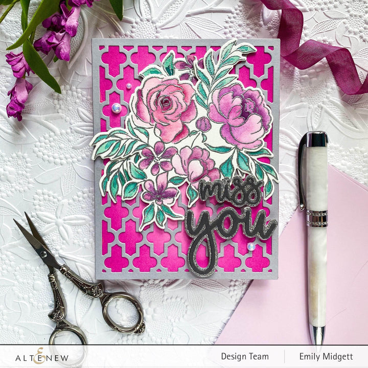 Part A-Glitz Art Craft Co.,LTD Dies Moroccan Lattice Cover Die