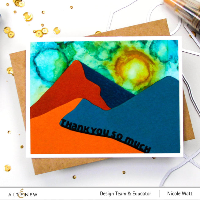 Part A-Glitz Art Craft Co.,LTD Dies Mountain Builder Die Set
