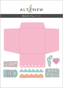 Part A-Glitz Art Craft Co.,LTD Dies Note For You Die Set
