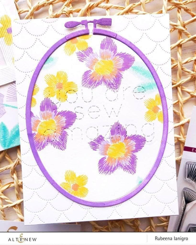 Part A-Glitz Art Craft Co.,LTD Dies Oval Embroidery Hoop Die Set