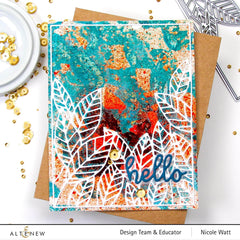 Part A-Glitz Art Craft Co.,LTD Dies Peeking Leaves Cover Die
