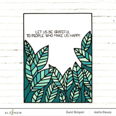 Part A-Glitz Art Craft Co.,LTD Dies Peeking Leaves Cover Die