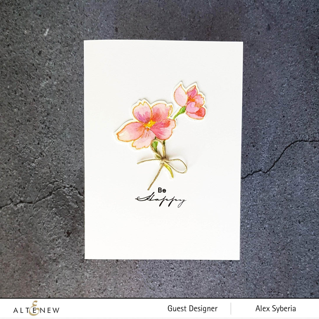 Part A-Glitz Art Craft Co.,LTD Dies Pen Sketched Flowers Die Set