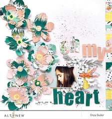 Part A-Glitz Art Craft Co.,LTD Dies Peony Dream 3D Die Set