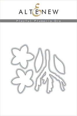Part A-Glitz Art Craft Co.,LTD Dies Playful Plumeria Die Set