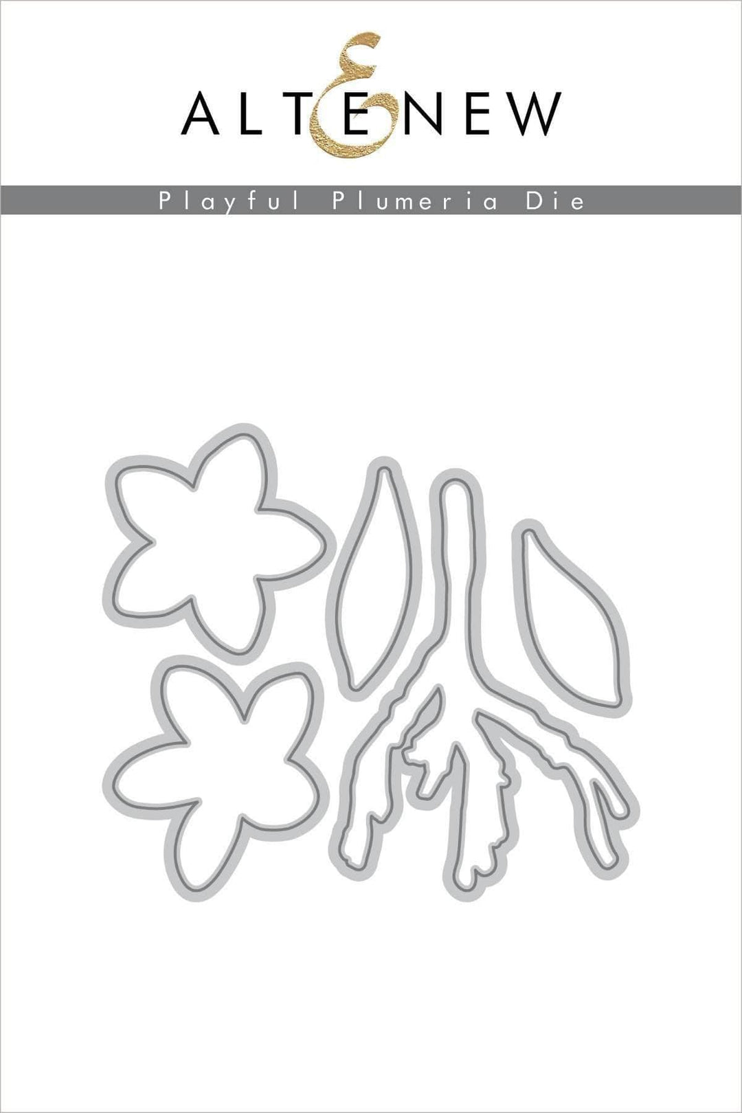 Part A-Glitz Art Craft Co.,LTD Dies Playful Plumeria Die Set