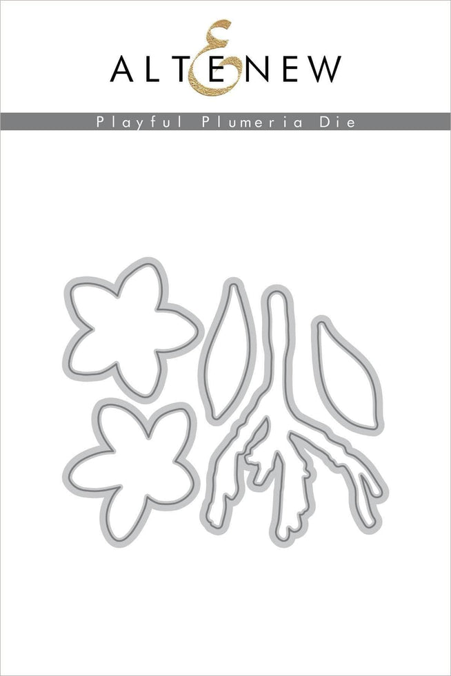 Part A-Glitz Art Craft Co.,LTD Dies Playful Plumeria Die Set