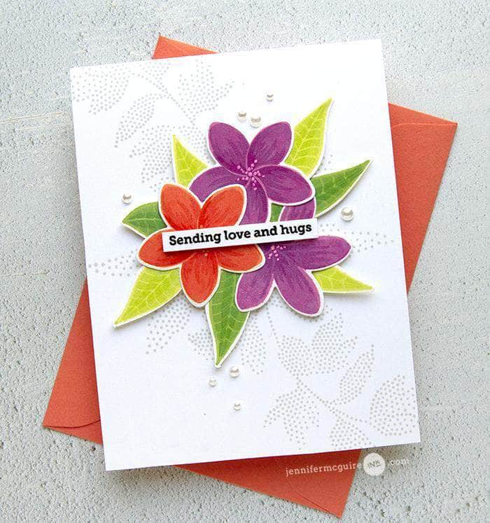 Part A-Glitz Art Craft Co.,LTD Dies Playful Plumeria Die Set