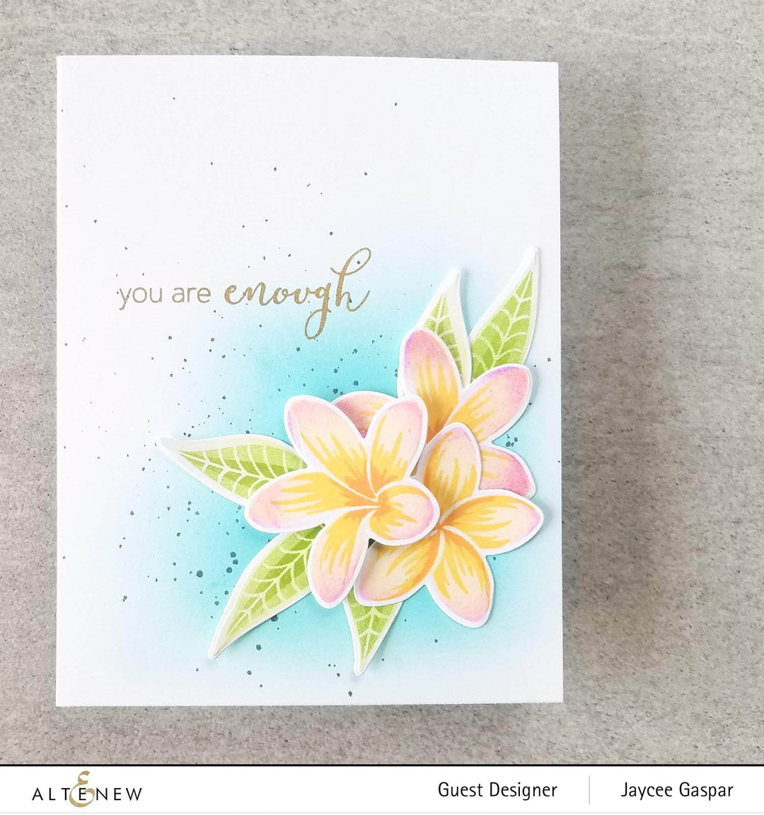 Part A-Glitz Art Craft Co.,LTD Dies Playful Plumeria Die Set
