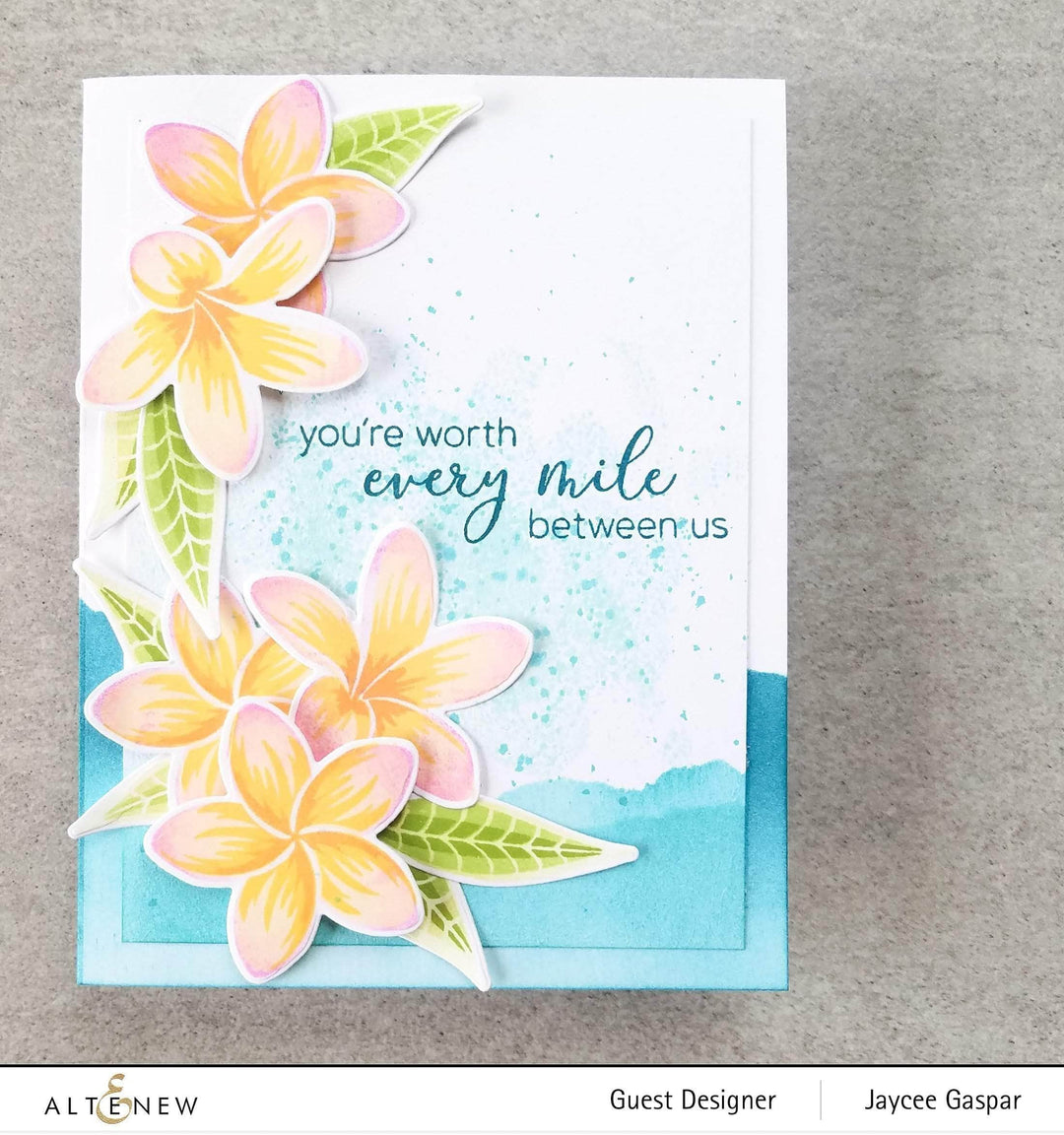 Part A-Glitz Art Craft Co.,LTD Dies Playful Plumeria Die Set
