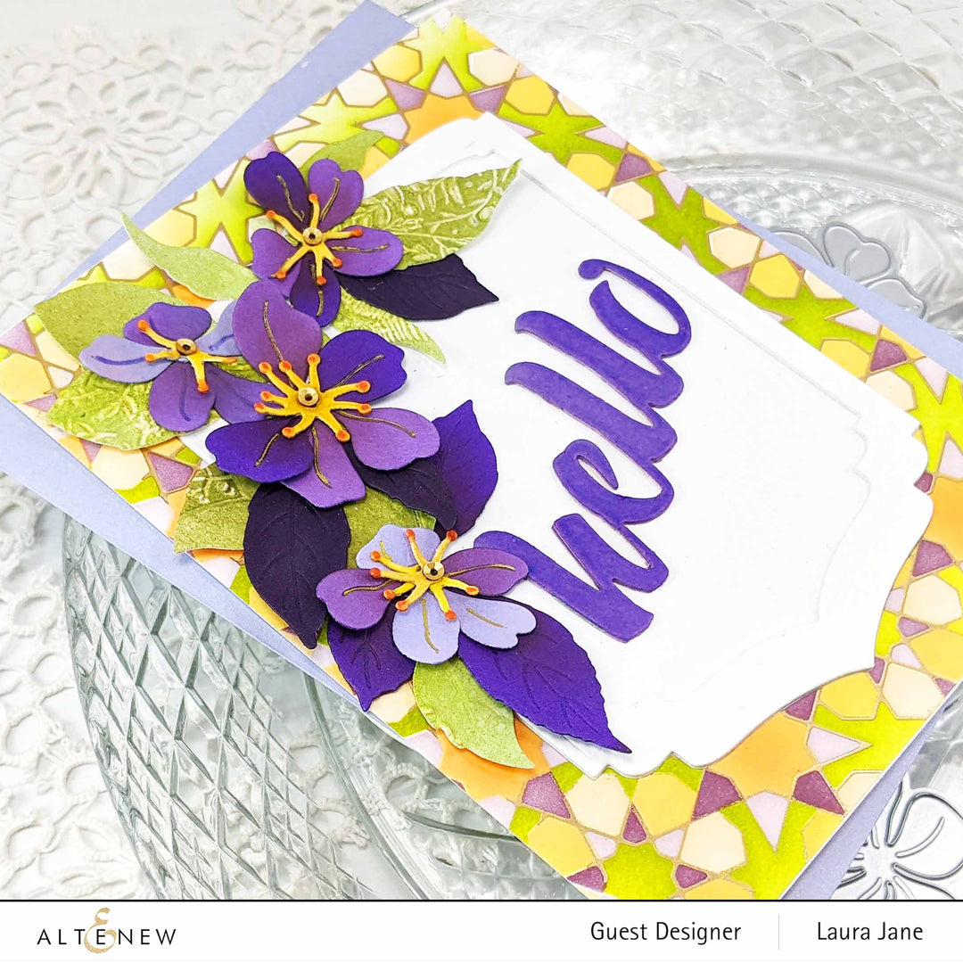 Part A-Glitz Art Craft Co.,LTD Dies Plum Blossoms Layering Die Set