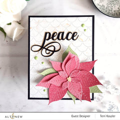 Part A-Glitz Art Craft Co.,LTD Dies Poinsettia 3D Die Set