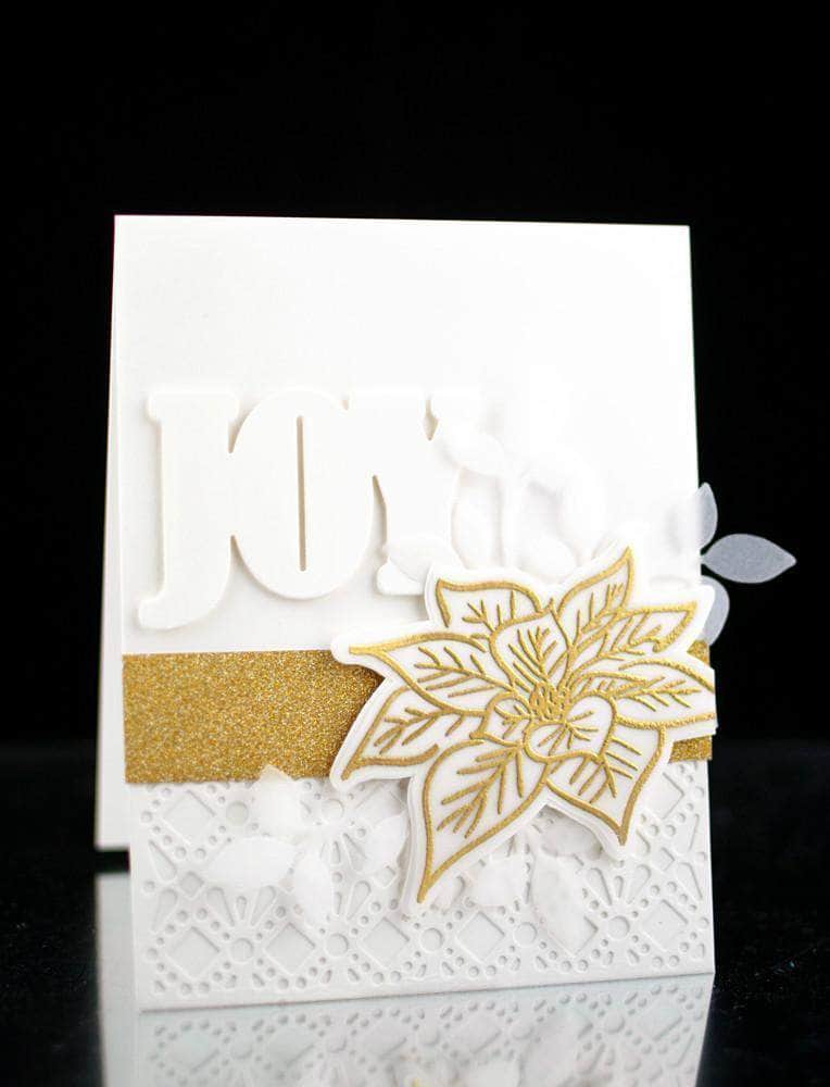 Part A-Glitz Art Craft Co.,LTD Dies Poinsettia & Pine Die Set
