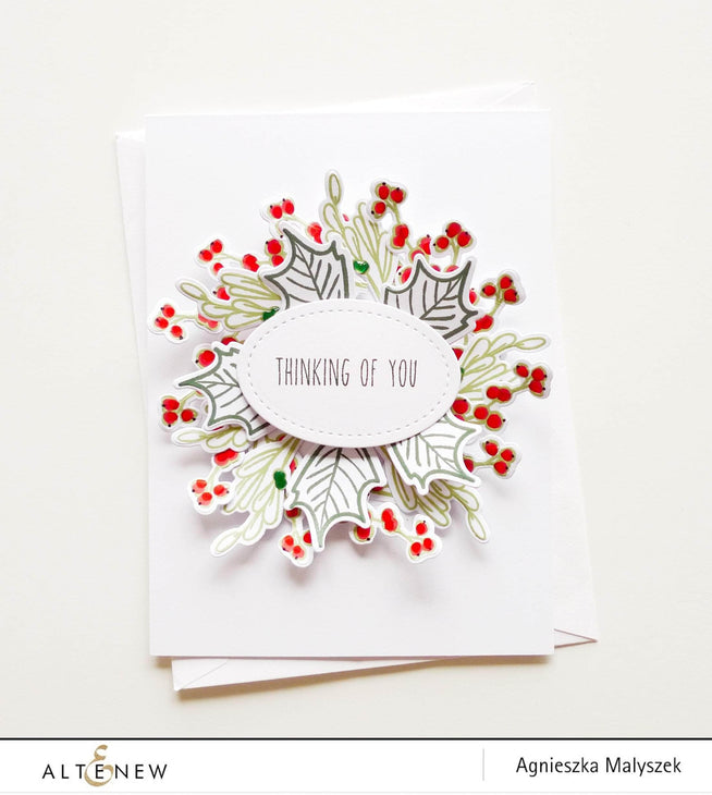Part A-Glitz Art Craft Co.,LTD Dies Poinsettia & Pine Die Set