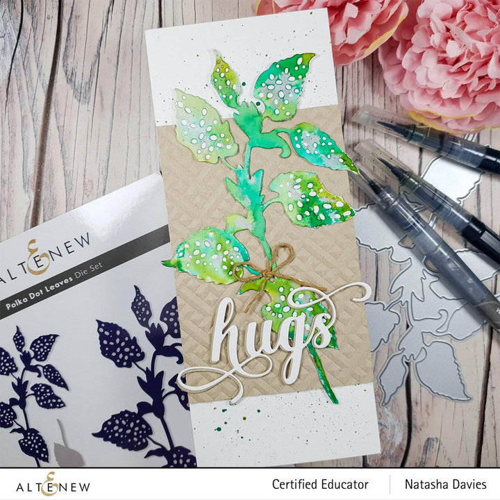 Part A-Glitz Art Craft Co.,LTD Dies Polka Dot Leaves Die Set