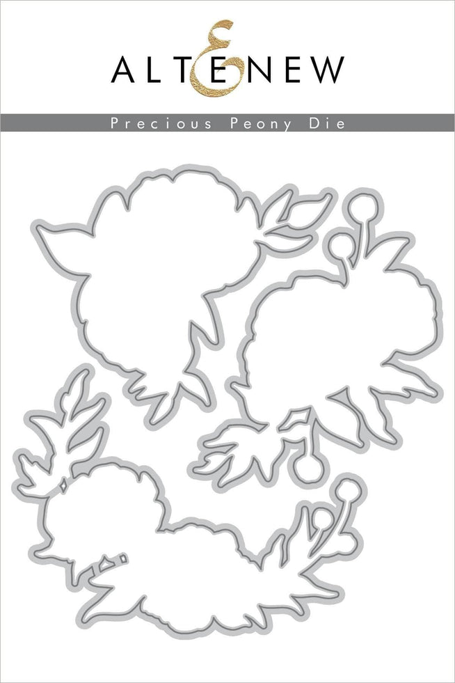 Part A-Glitz Art Craft Co.,LTD Dies Precious Peony Die Set