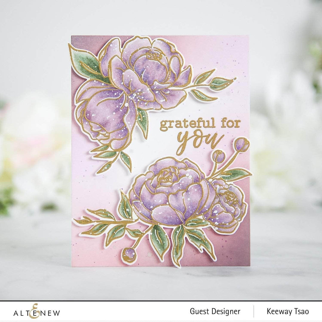 Part A-Glitz Art Craft Co.,LTD Dies Precious Peony Die Set