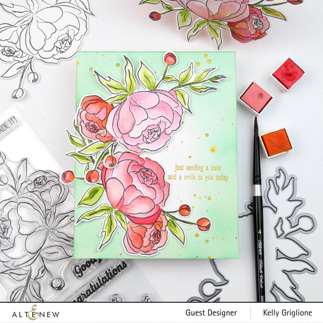 Part A-Glitz Art Craft Co.,LTD Dies Precious Peony Die Set