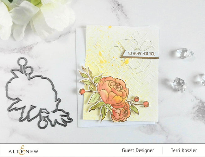 Part A-Glitz Art Craft Co.,LTD Dies Precious Peony Die Set