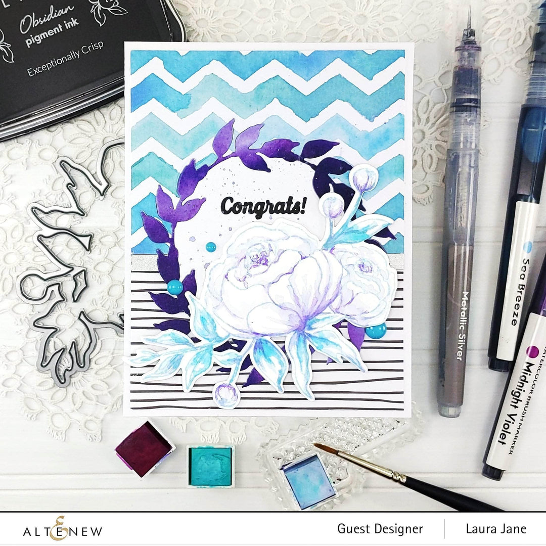 Part A-Glitz Art Craft Co.,LTD Dies Precious Peony Die Set