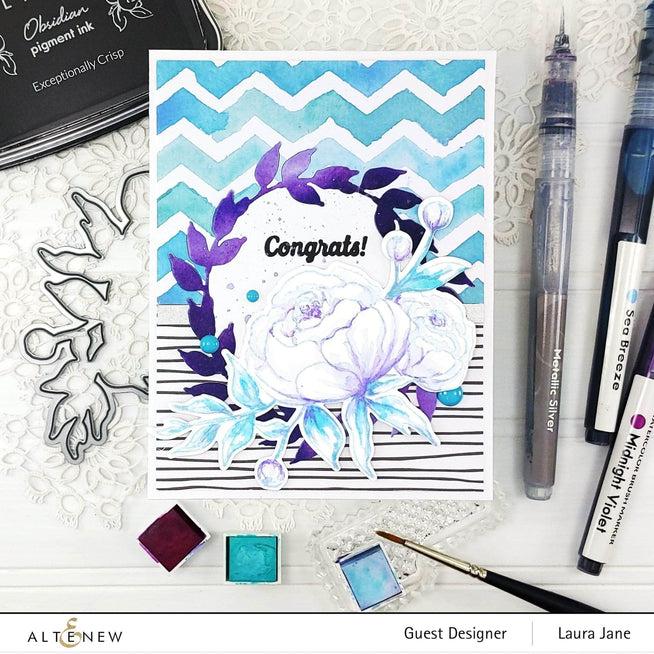 Part A-Glitz Art Craft Co.,LTD Dies Precious Peony Die Set