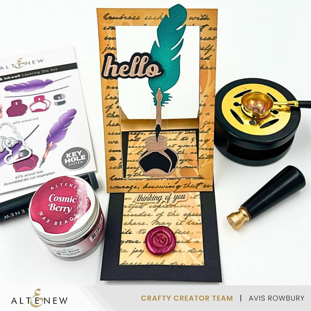 Quill & Inkwell Layering Die Set