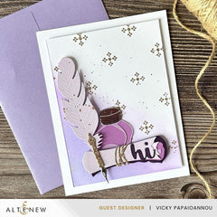 Quill & Inkwell Layering Die Set