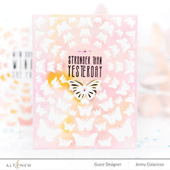 Part A-Glitz Art Craft Co.,LTD Dies Radial Butterflies Cover Die